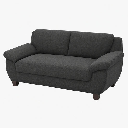 DOMO. 3-Sitzer Panama Sofa, anthrazit, Stilvolle Couch, 207 cm